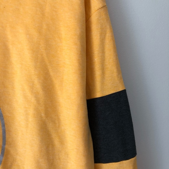 Vintage Boston Bruins Yellow Front Tie Sweatshirt - Picture 3 of 8